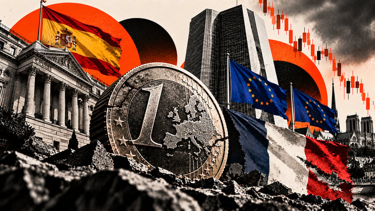 1.1111: Why the Euro's next key support is in view as France's budget crisis deepens